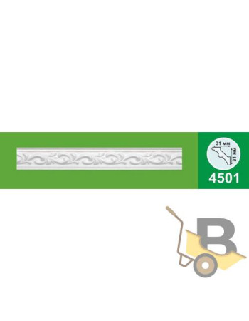 Стельовий плінтус Comfort Plast 4501 31х31 2м...