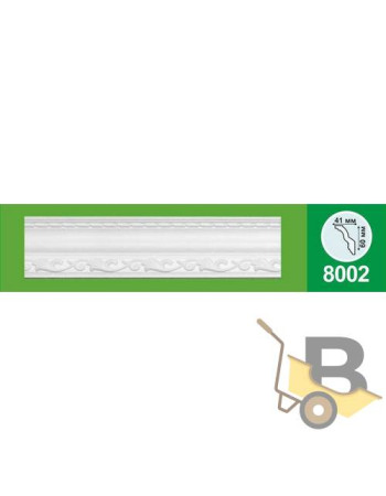 Стельовий плінтус Comfort Plast 8002/1 41х60 ...