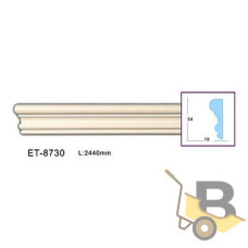 Молдинг гнучкий ЕТ-8730F 54х19 2,4 м