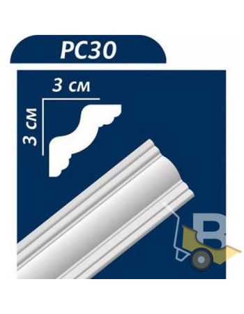 УЦІНКА! Стельовий плінтус PREMIUM DECOR PС 30...