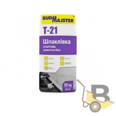 Шпаклівка стартова цементна біла BUDMAJSTER Т-21, 25кг