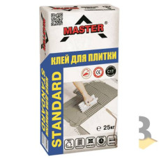 Клей для плитки MASTER Standart, 25 кг