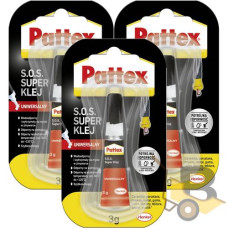 Супер клей Pattex прозорий 3 гр