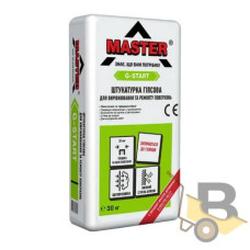 Штукатурка гіпсова для вирівнювання та ремонту поверхонь MASTER G-Start, 30 кг