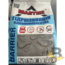 Суміш для гідроізоляції будівельних конструкцій 3в1 MASTER Barrier, 5кг