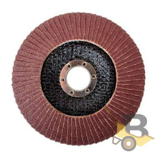 Диск пелюстковий 125х22 мм зерно K100 INTERTOOL BT-0210