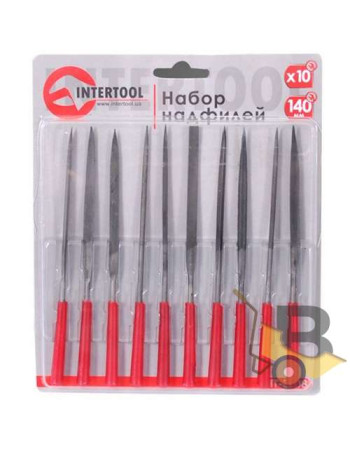 Набір надфілів 10 од INTERTOOL HT-3708...