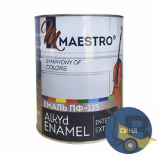 Емаль Maestro ПФ 115 синя 0,9 кг