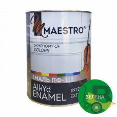 Емаль Maestro ПФ 115 зелена 0,9 кг