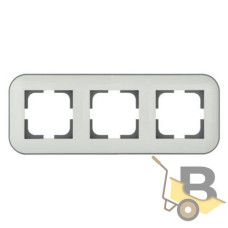 Рамка 3 Loft білий+сірий 404-010003-227