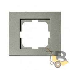 Рамка 1 Grano антрацит 400-130000-096
