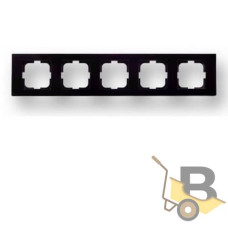 Рамка 5 Grano чорний металік 400-170000-250