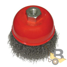 Щітка чашкова 150 мм, для КШМ (кручений дріт) INTERTOOL BT-1150