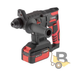 Перфоратор акумуляторний 20 В, Li-ion, 4.0 Аг, ЗУ 4 А, кейс INTERTOOL WT-0370