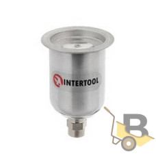 Бачок металевий для міні, внутрішня різьба M14×1, 125 мл INTERTOOL PT-1903