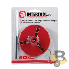 Тримач для корончатих свердел 83 мм з центруючим свердлом INTERTOOL SD-0398
