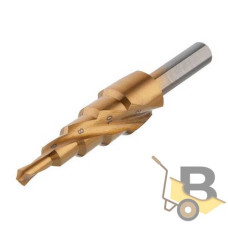 Свердло ступінчасте по металу, спіральне, 4-12 мм INTERTOOL SD-5833