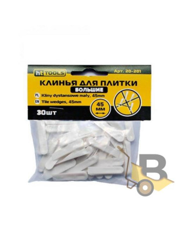 Клини для плитки (великі) 45 мм 30 шт...