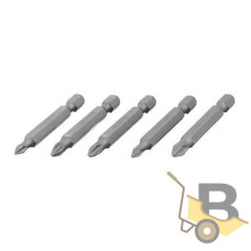 Комплект насадок викруткових PH1,PH2,PZ1,PZ2 1/4 