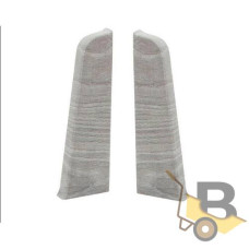 Комплект заглушок для плінтуса Salag Lima G8 Gladstone Grey ліва+права